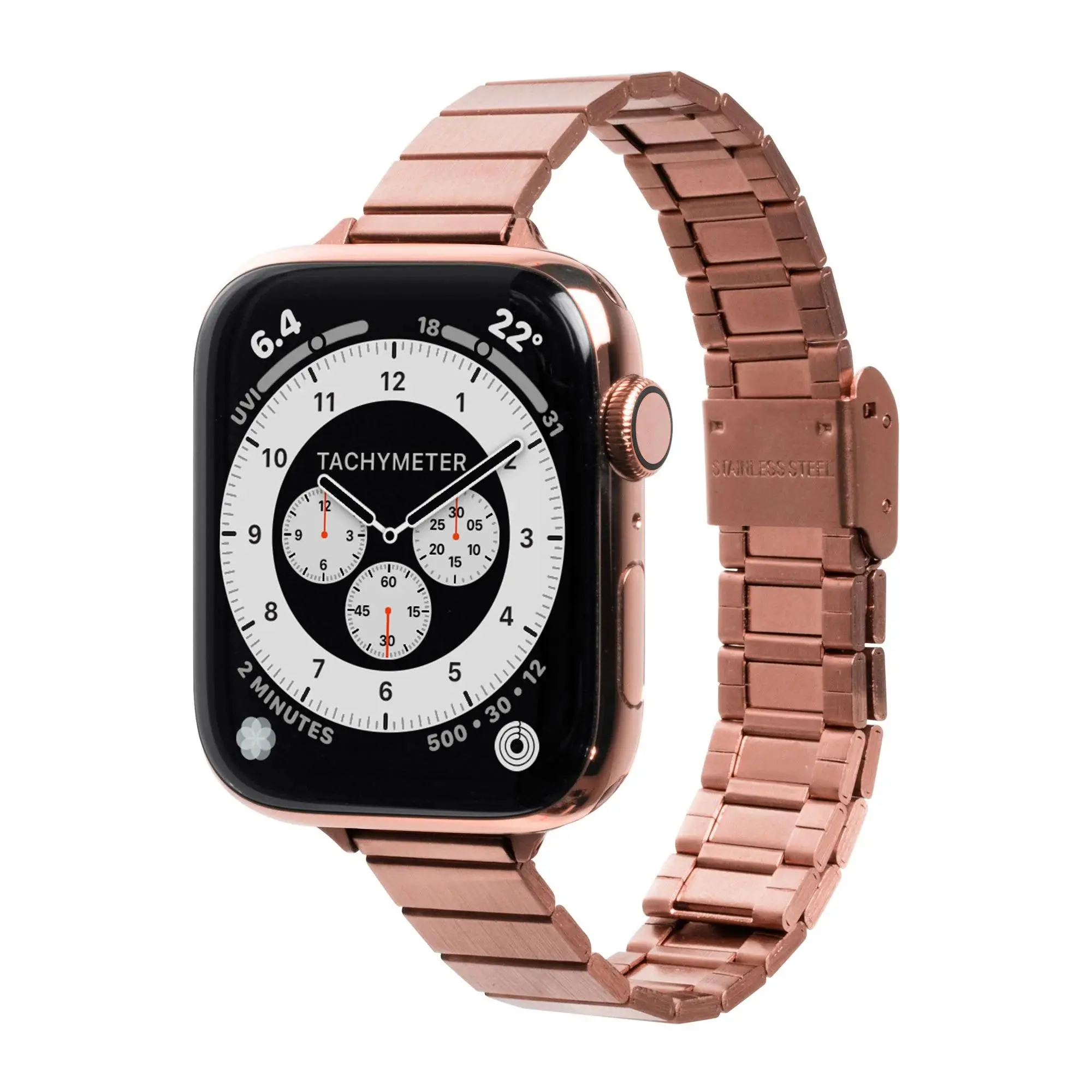 Bransoleta Laut Links Petite do Watch serii 1-9 & SE Ultra 38mm/40mm/41mm Różowe złoto