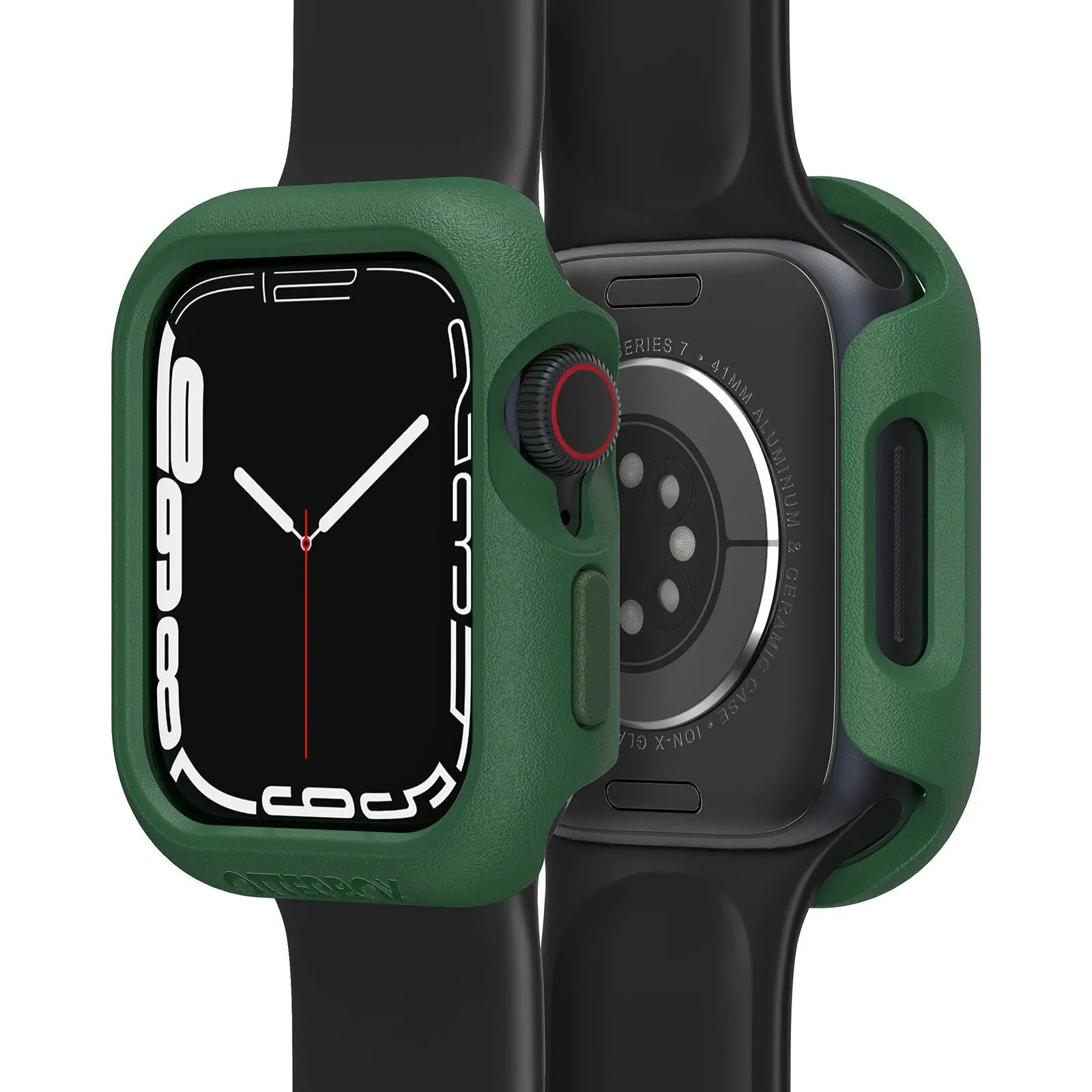 Nakładka na tarczę OtterBox Watch Bumper do Watch serii 9/8/7 41mm Ciemna zieleń