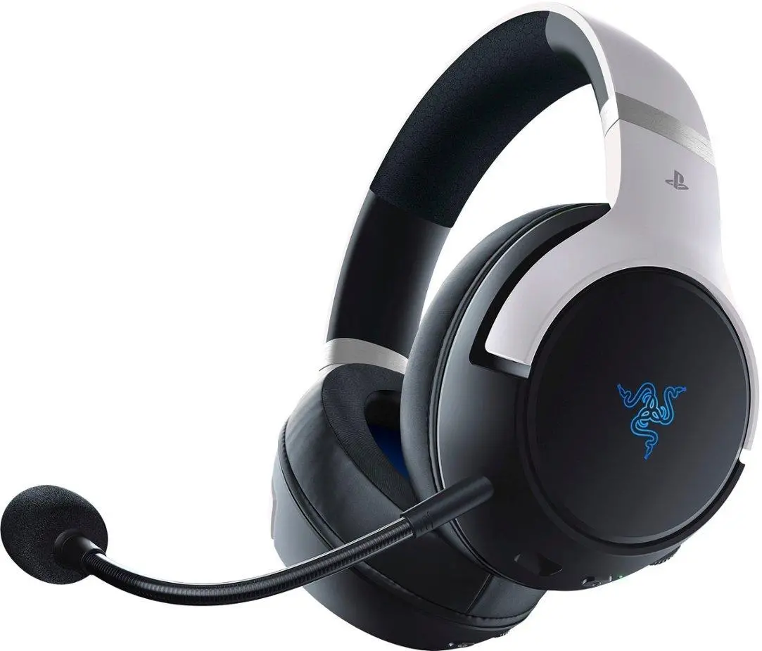 Słuchawki bezprzewodowe z mikrofonem Razer Kaira Pro HyperSpeed PlayStation Nauszne Biały