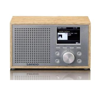 Radioodbiornik Lenco DAR-017WH WD Radio FM DAB+ Bluetooth Brązowy