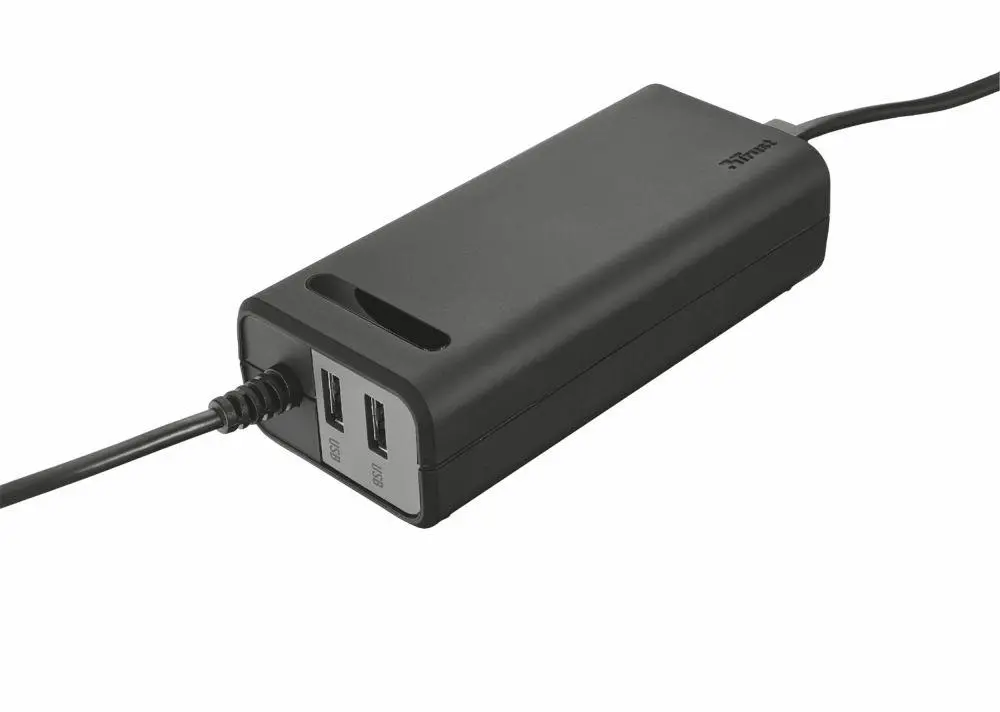 Zasilacz do laptopa Trust DUO 2 USB 70W