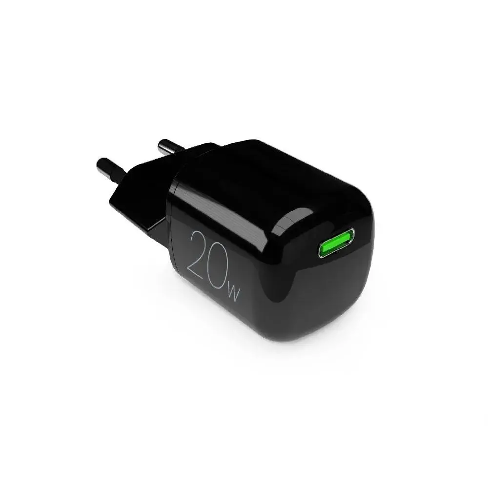 Ładowarka sieciowa Puro MiniPro GaN USB-C 20W PD Czarny