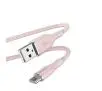 Kabel Puro ICON Soft PUUSBCICONROSEI USB-A do USB-C do 1,5m Różowy