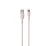 Kabel Puro ICON Soft PUUSBCICONROSEI USB-A do USB-C do 1,5m Różowy