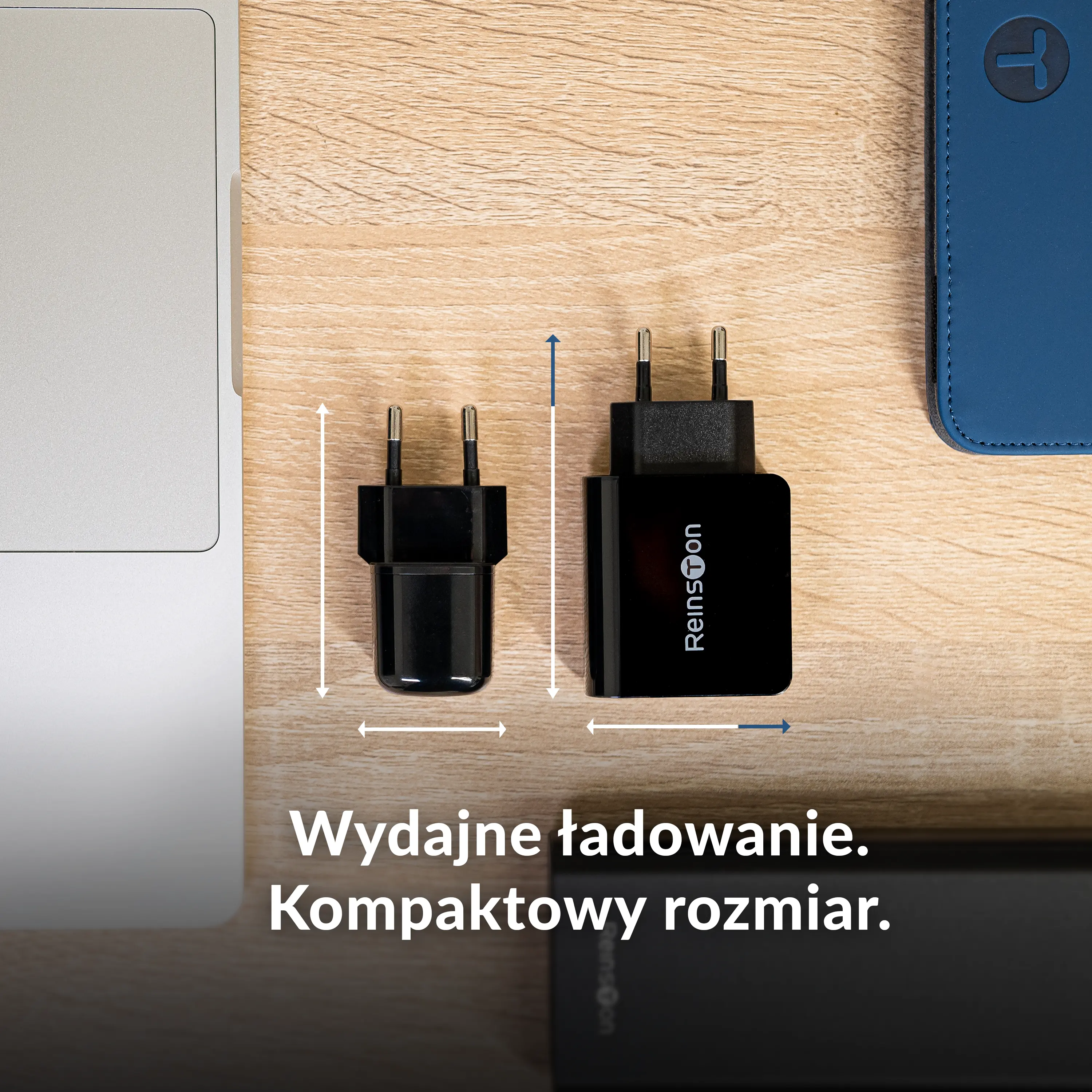 Ładowarka sieciowa Reinston ELSI016 GAN 30W USB-C Czarny