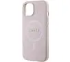 Etui Guess Saffiano MagSafe GUHMP15MPSAHMCP do iPhone 15 Plus Różowy