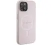 Etui Guess Saffiano MagSafe GUHMP15MPSAHMCP do iPhone 15 Plus Różowy