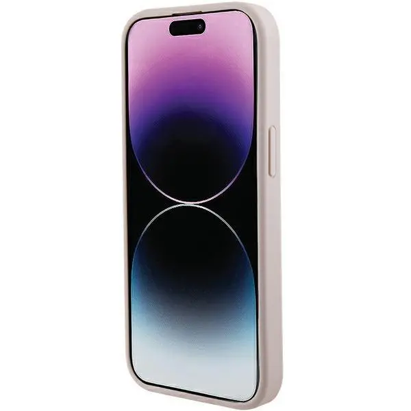 Etui Guess Saffiano MagSafe GUHMP15MPSAHMCP do iPhone 15 Plus Różowy