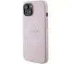 Etui Guess Saffiano MagSafe GUHMP15MPSAHMCP do iPhone 15 Plus Różowy