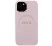 Etui Guess Saffiano MagSafe GUHMP15MPSAHMCP do iPhone 15 Plus Różowy