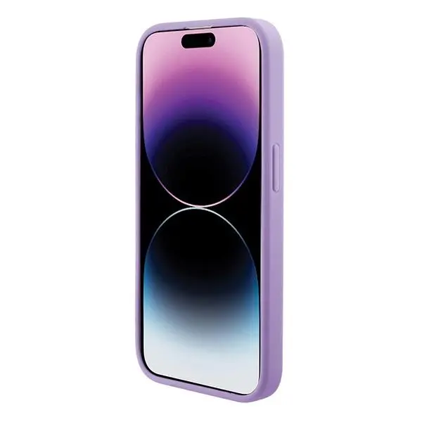 Etui Guess Saffiano MagSafe GUHMP15XPSAHMCU do iPhone 15 Pro Max Purpurowy