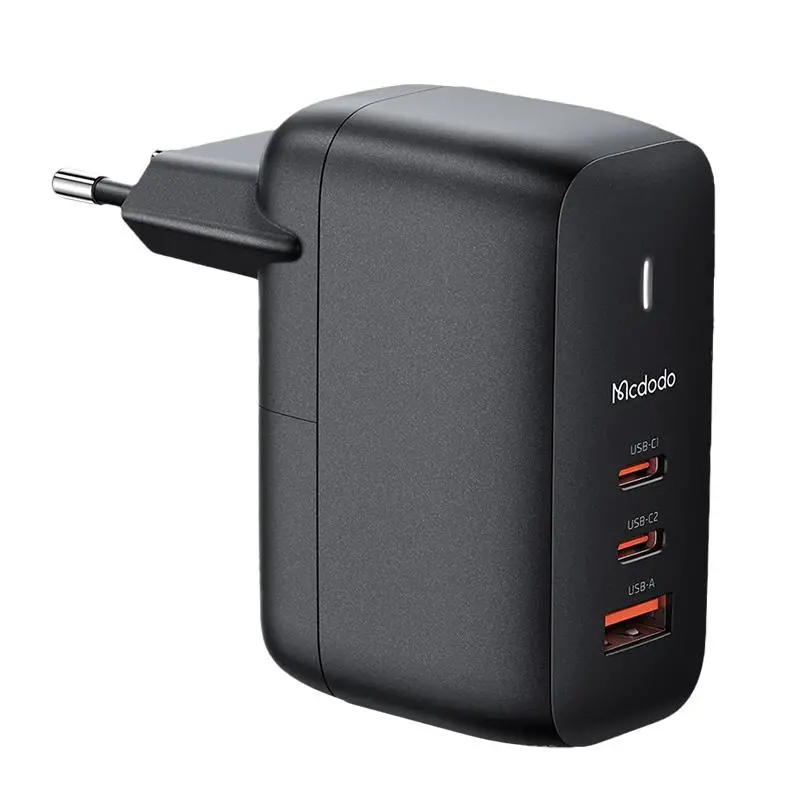 Ładowarka sieciowa Mcdodo GaN 65W CH-0291 2x USB-C USB-A Czarny