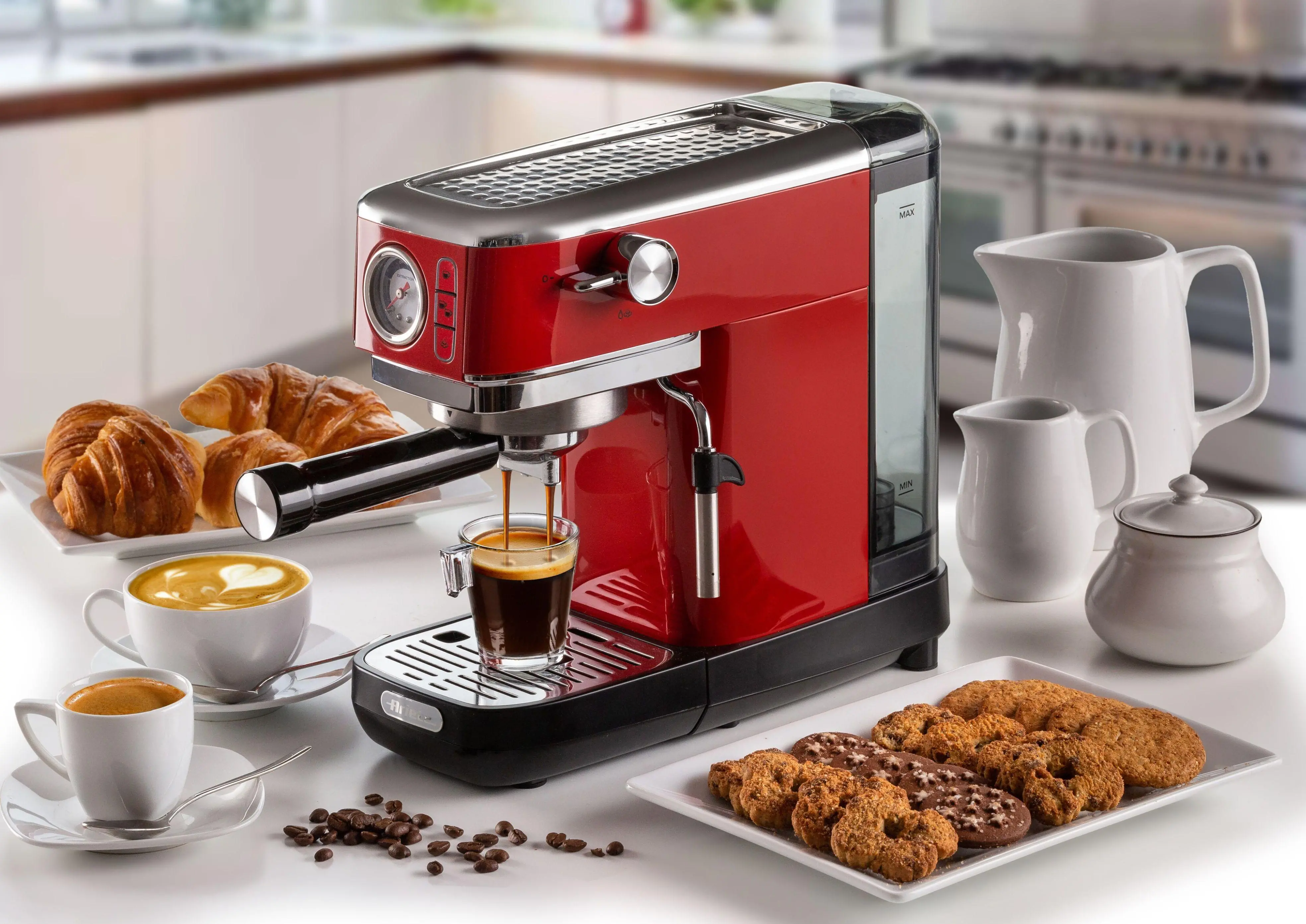 Ekspres Ariete Perfetto Slim Metal Manometro Moderna 1381/13