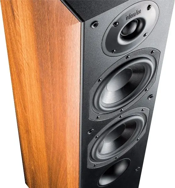 Zestaw stereo Yamaha R-N600A Srebrny, Indiana Line Nota 550 X Orzech