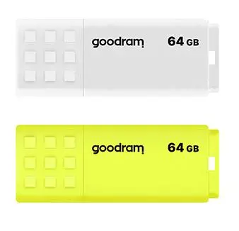 PenDrive GoodRam UME2 Mix Dwupak 2x64GB USB 2.0 Biało-żółty