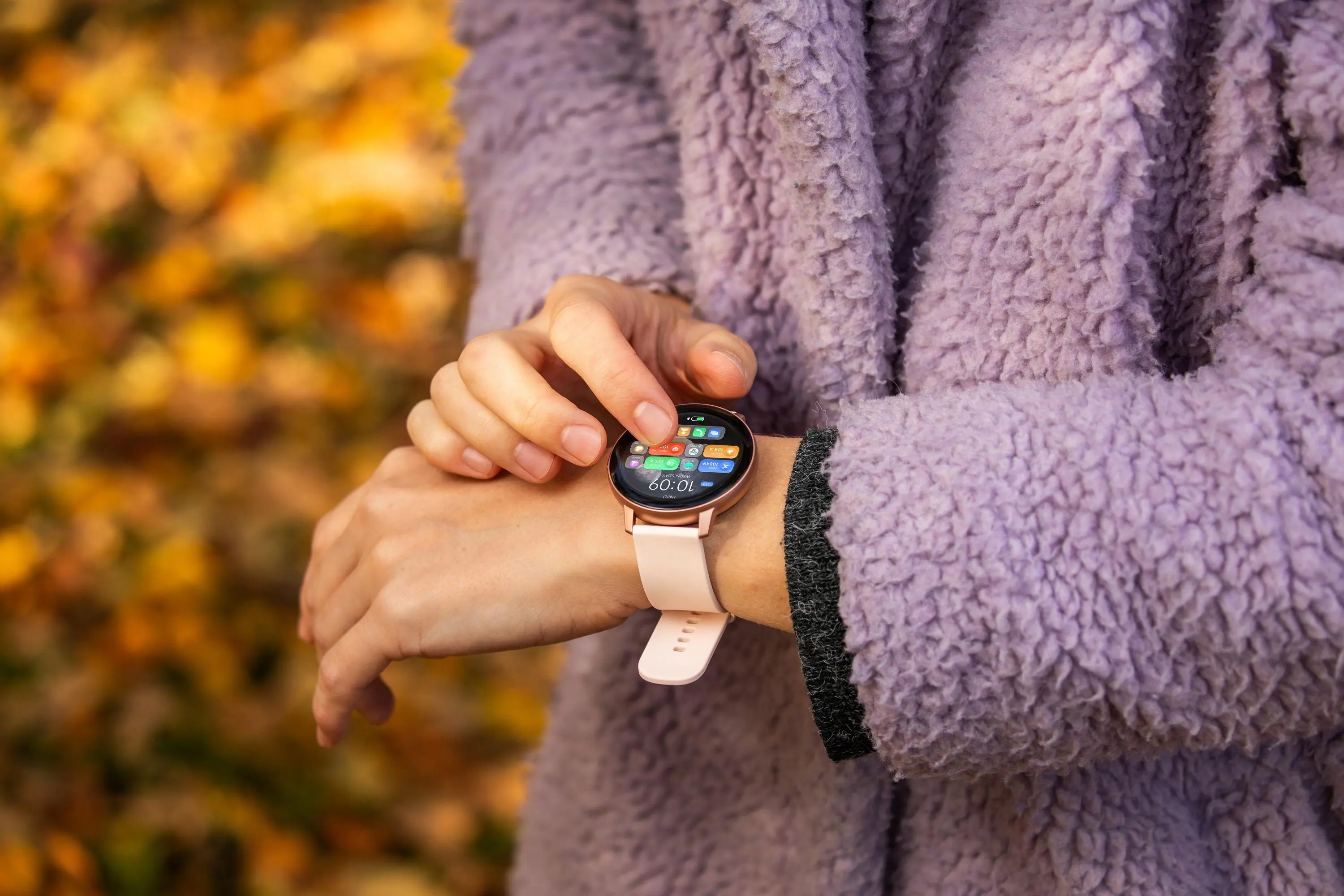 Smartwatch Tracer SMW9A Spark 1,43" AMOLED Różowy