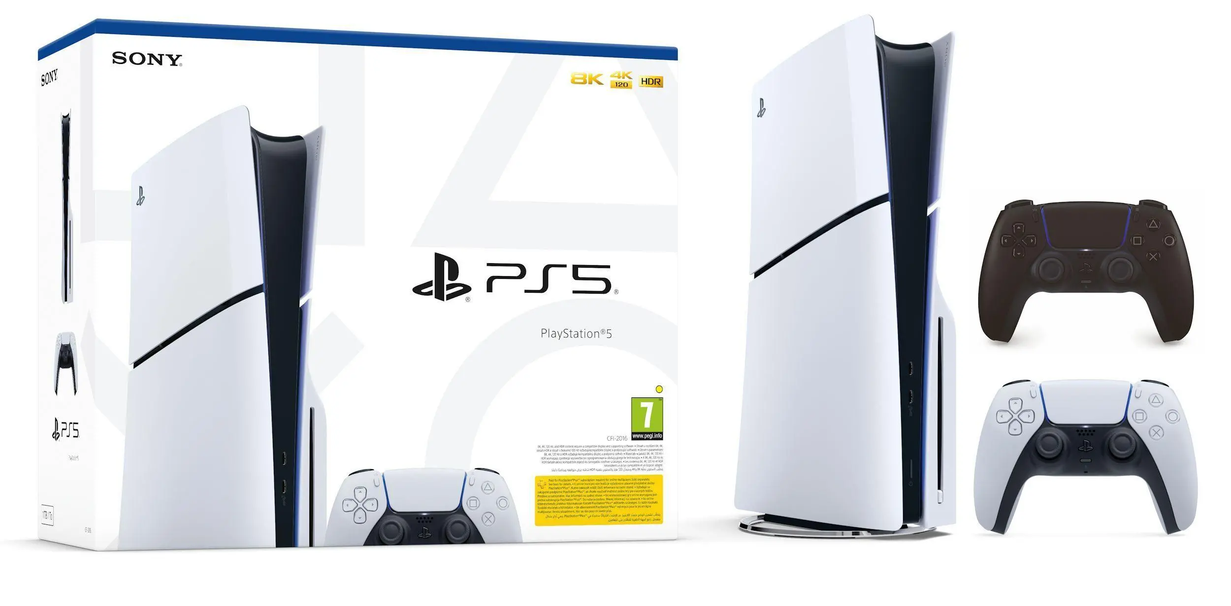 Konsola Sony PlayStation 5 Slim D Chassis (PS5) 1TB z napędem + Dodatkowy Pad Czarny