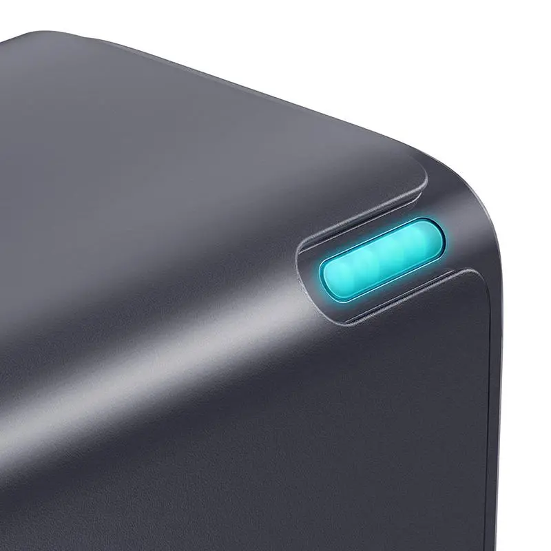 Ładowarka sieciowa Baseus GaN5 2x USB-C + USB 65W + kabel 1m Szary