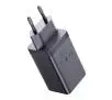 Ładowarka sieciowa Baseus GaN5 2x USB-C + USB 65W + kabel 1m Szary