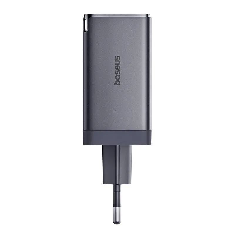 Ładowarka sieciowa Baseus GaN5 2x USB-C + USB 65W + kabel 1m Szary