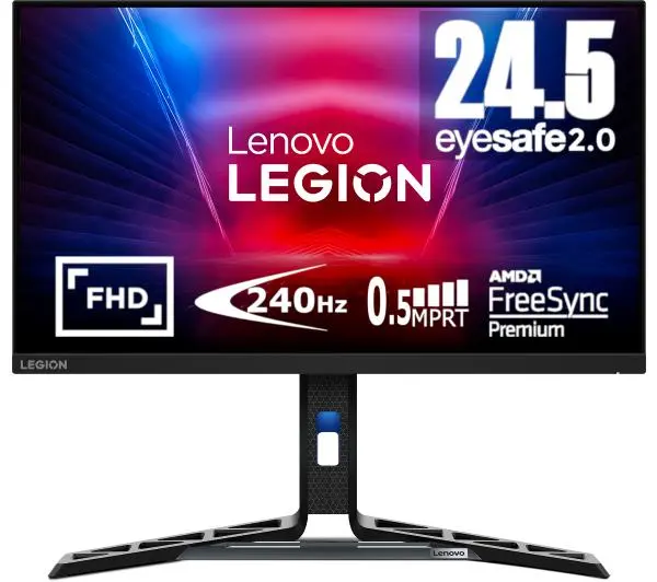 Monitor Lenovo Legion R25f-30 (67B8GACBEU) 24,5" Full HD VA 240Hz / 280Hz (Overclock) 0,5ms Gamingowy