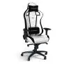 Fotel Noblechairs EPIC White Black Gamingowy do 120kg Skóra ECO Biało-czarny