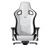 Fotel Noblechairs EPIC White Black Gamingowy do 120kg Skóra ECO Biało-czarny