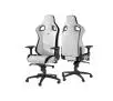 Fotel Noblechairs EPIC White Black Gamingowy do 120kg Skóra ECO Biało-czarny