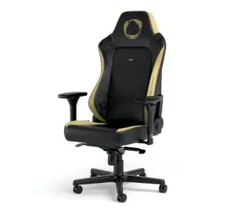 Fotel Noblechairs HERO The Elder Scrolls Online Edition Gamingowy do 150kg Skóra ECO Czarno-złoty