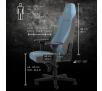 Fotel Noblechairs HERO Two Tone Blue Limited Edition Gamingowy do 150kg Tkanina Niebieski