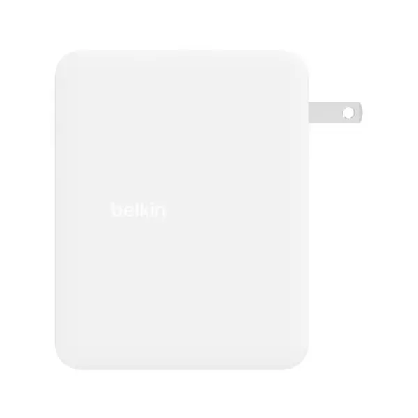 Ładowarka sieciowa Belkin WCH014BTWH, GaN, 140W, PD, 1x USB-A, 3x USB-C, Zestaw Wtyczek US, UK i EU