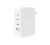 Ładowarka sieciowa Belkin WCH014BTWH, GaN, 140W, PD, 1x USB-A, 3x USB-C, Zestaw Wtyczek US, UK i EU