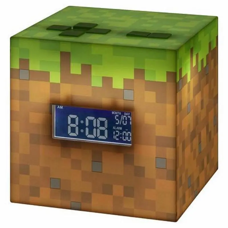 Budzik Paladone Minecraft Blok trawy