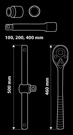 NEO Tools 08-061 3/4" 21 szt.