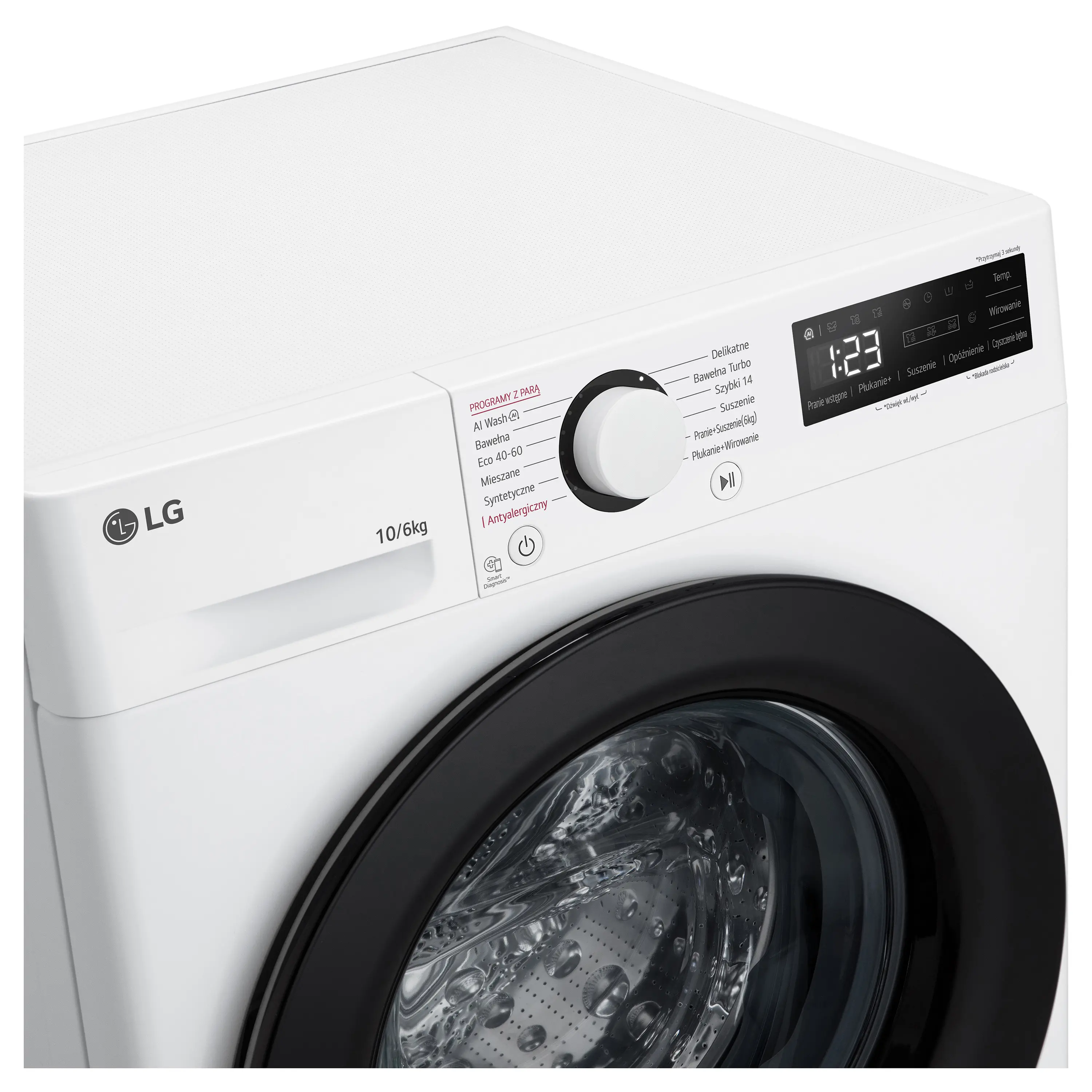 Pralko-suszarka LG Vivace F4D06506W 56,5cm 10kg/6kg