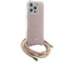 Etui Guess Crossbody Cord 4G Print GUHCP15XHC4SEP do iPhone 15 Pro Max Różowy