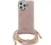 Etui Guess Crossbody Cord 4G Print GUHCP15XHC4SEP do iPhone 15 Pro Max Różowy