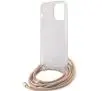Etui Guess Crossbody Cord 4G Print GUHCP15XHC4SEP do iPhone 15 Pro Max Różowy