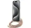 Etui Guess Crossbody Cord 4G Print GUHCP15XHC4SEP do iPhone 15 Pro Max Różowy