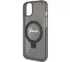 Etui Guess Ring Stand Script Glitter MagSafe GUHMP14SHRSGSK do iPhone 14/15/13 Czarny
