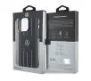 Etui Mercedes-Benz Double Layer Crossed Lines MagSafe MEHMP15L23HRSK do iPhone 15 Pro Czarny