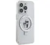 Etui Karl Lagerfeld Ring Stand Karl&Choupettte MagSafe KLHMP13XHMRSKCH do iPhone 13 Pro Max Biały