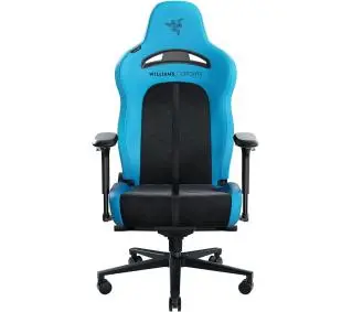 Крісло Razer Enki Pro Williams Esport Edition Gamingowy до 136кг Шкіра ECO Чорно-синій
