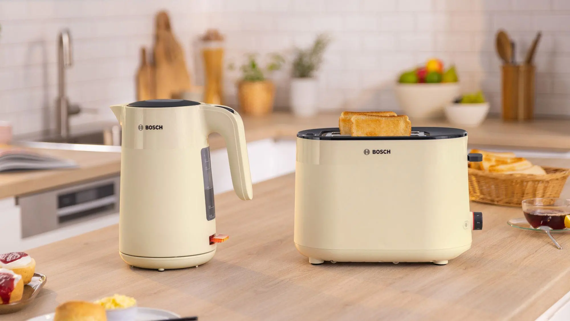 Toster Bosch TAT2M127 Ruszt do bułek Rozmrażanie 950W