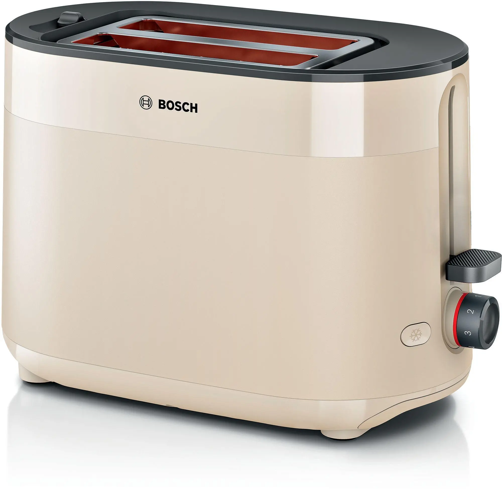 Toster Bosch TAT2M127 Ruszt do bułek Rozmrażanie 950W