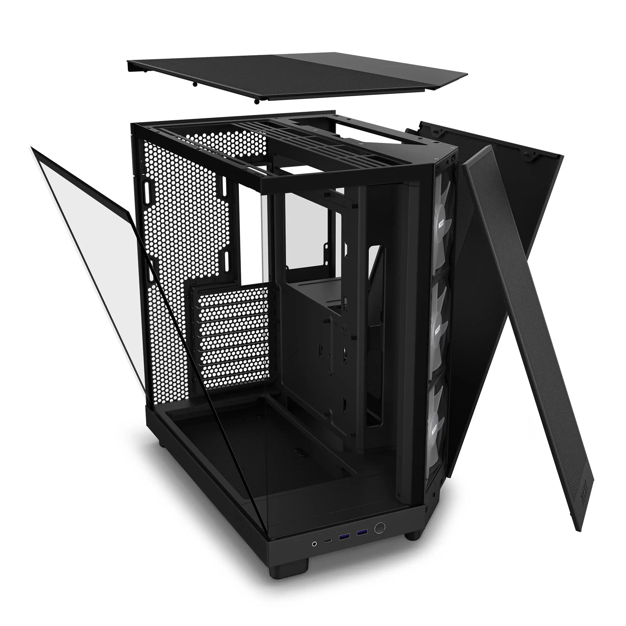 Obudowa NZXT H6 Flow RGB okno RGB Czarny