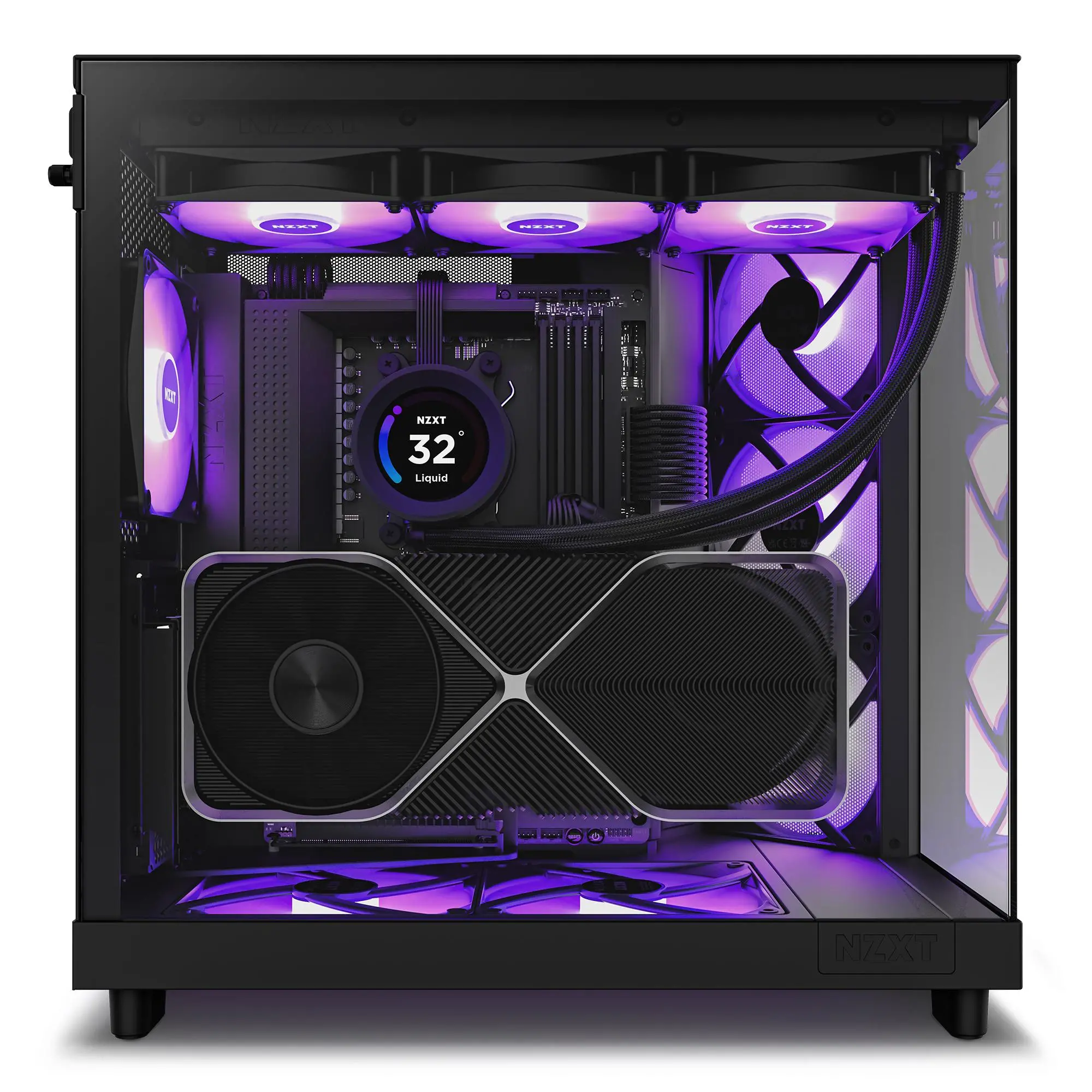 Obudowa NZXT H6 Flow RGB okno RGB Czarny