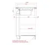 Płyta indukcyjna z okapem Teka MasterSense Air AFF 87601 MST 80cm