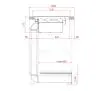 Płyta indukcyjna z okapem Teka MasterSense Air AFF 87601 MST 80cm