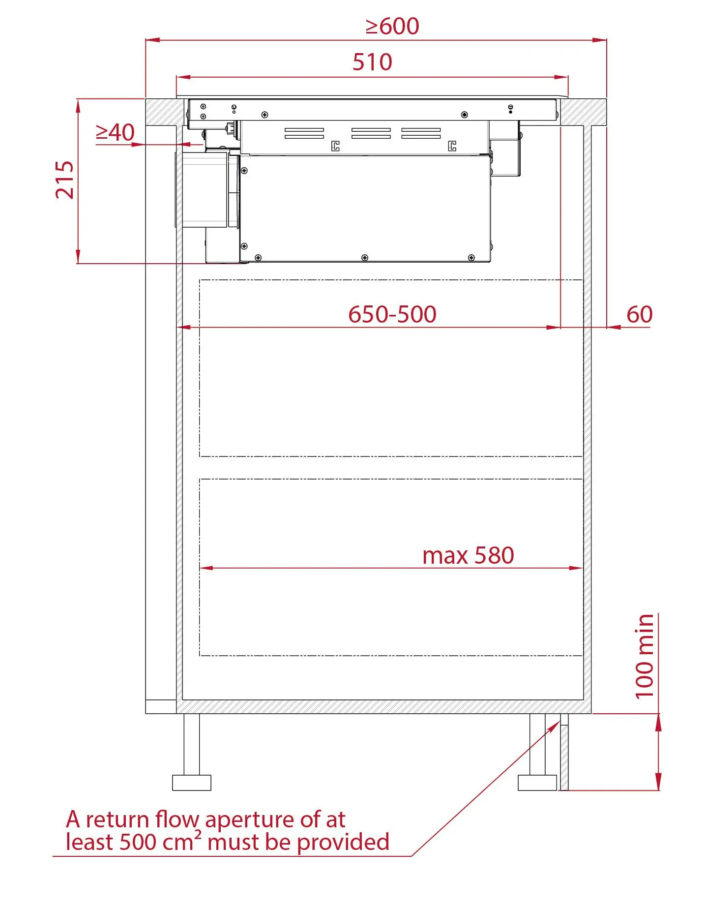 Płyta indukcyjna z okapem Teka MasterSense Air AFF 87601 MST 80cm